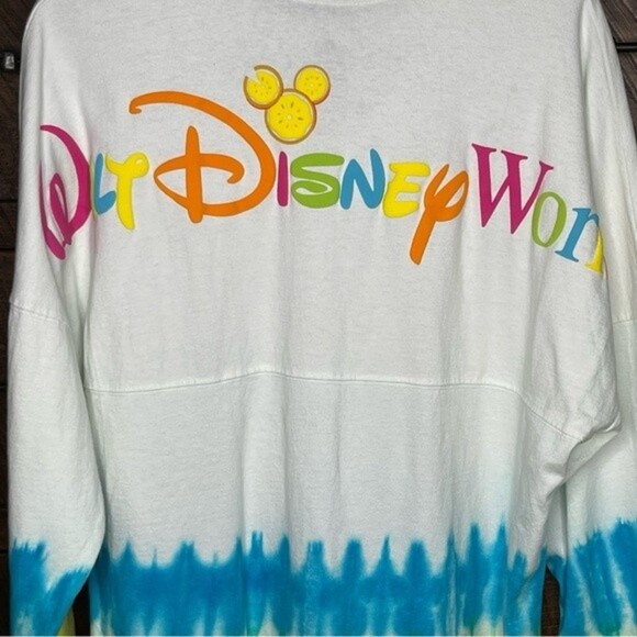 Disney Spirit Jersey Size Medium Tye Dye Summer Citrus - Picture 6 of 8